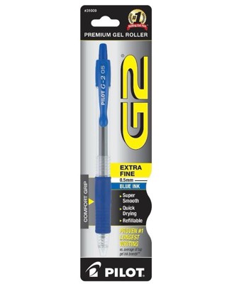 thumbnail image 2 of Pilot G2 Gel Pen - 0.5 Mm - Blue 2 of 14