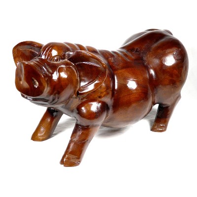 D-Art Collection King Crab statue Teak/ Mahogany