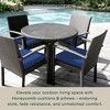 Honeycomb Outdoor Premium Dining Seat Cushion  (2-Pack) - 3 of 4