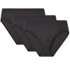 Memoi Combed Cotton Basic Hipster Panties 3 Pack - 3 of 4