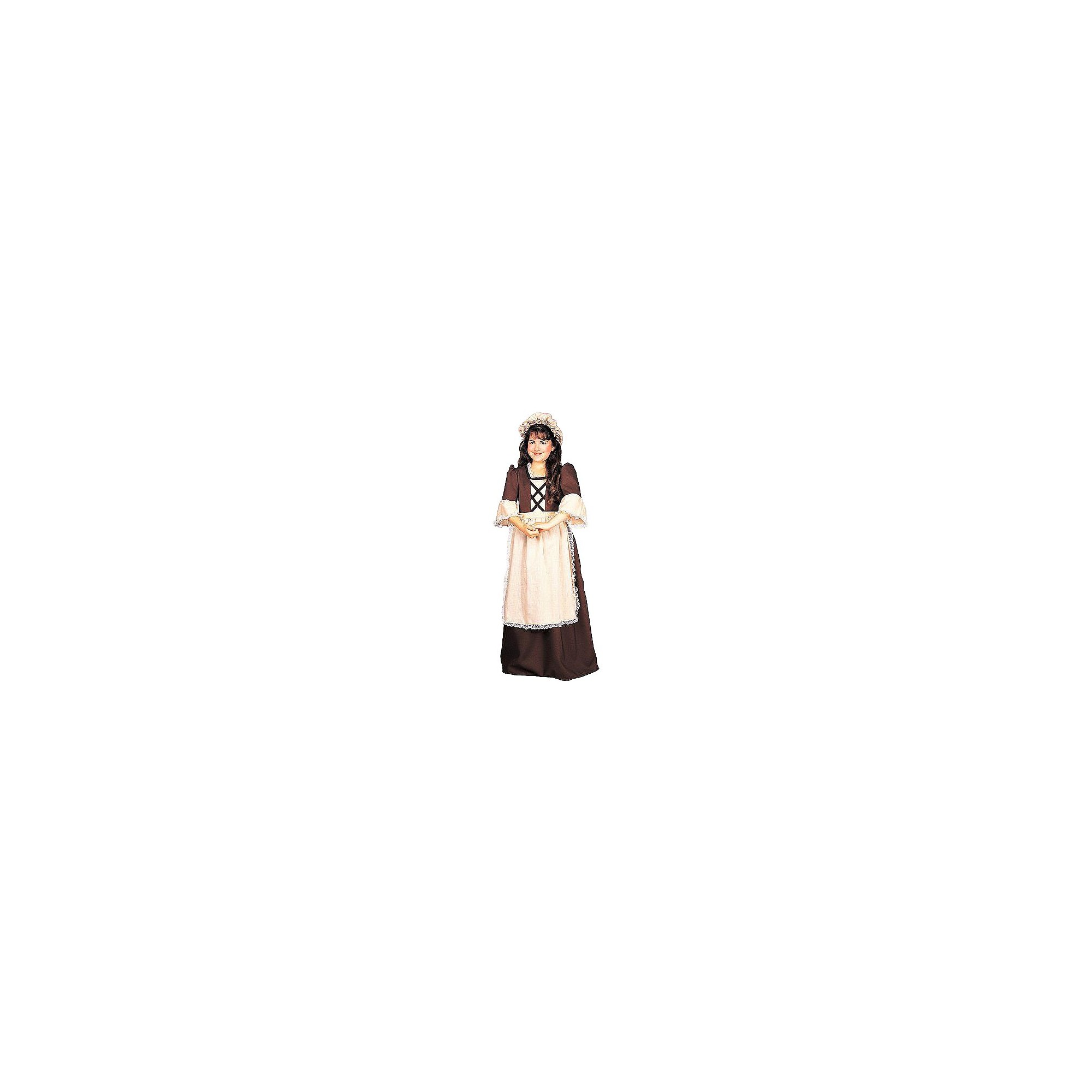 Halloween Girls' Colonial Girl Costume Medium (8-10), Girl's, Size: Medium(8-10)