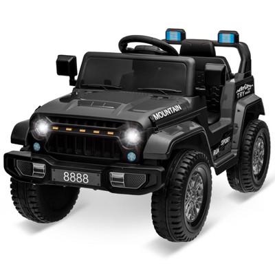 Kids Ride On Truck Car, 12V Electric Vehicle w/Remote Control, 3 Speeds, Music & Horn, Ride on Toys Car for Boys Girls Kids Gift