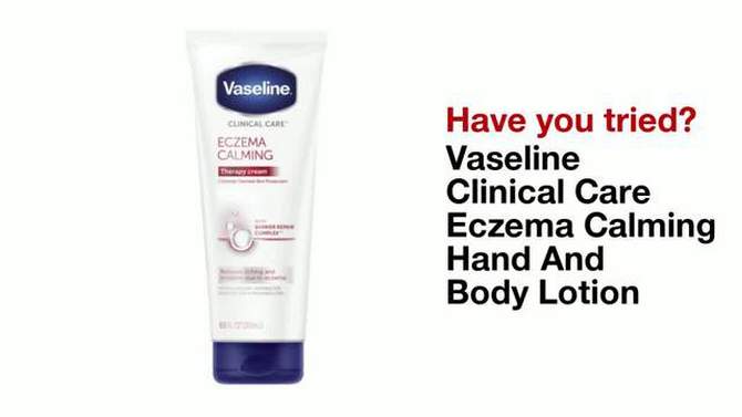 Vaseline Clinical Care Eczema Calming Hand and Body Lotion Tube Unscented - 6.8oz, 2 of 7, play video