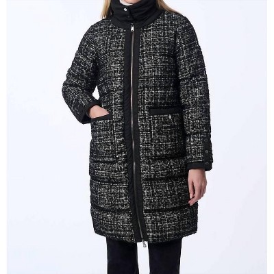 Women's TWEED ZIP COAT - BERNARDO