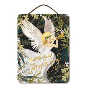 Courtside Market Beautiful angel 12X16 Hanging Artboard with Twine - 1 of 2