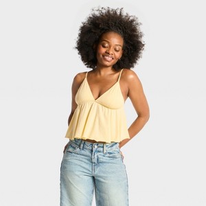 Women's Ruffle Babydoll Cami - Wild Fable™ - 1 of 3