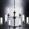Urban Ambiance Luxury New Traditional Chandelier 34.25''H x 28''W,  Midnight Black Finish,  Griffith Collection, UHP3985 - 4 of 4