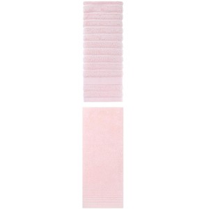 REGALWOVEN Striped Pattern Bathroom Hand Towels 14" x 30" 2 Pcs - 1 of 4