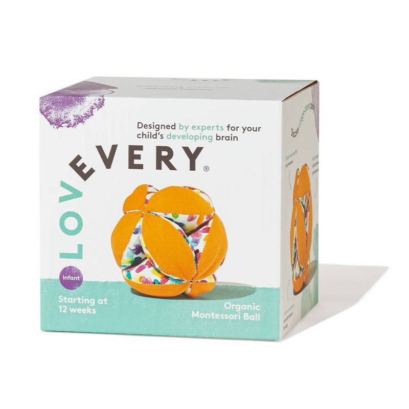 Lovevery Organic Montessori Ball Baby Toy, 4 of 8