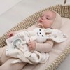 La’dore Bunny Snuggle Set With 2 Pacifiers, and a Silicone Pacifier Case BPA-Free– Soft Baby Essentials for Soothing and On-the-Go Comfort - 2 of 4