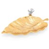 Classic Touch 11"L Gold Leaf Dish - image 2 of 3