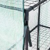 Sunnydaze Outdoor Portable Tiered Growing Rack Deluxe Walk-In Greenhouse with Roll-Up Door - 4 Shelves - Green - 2 of 4