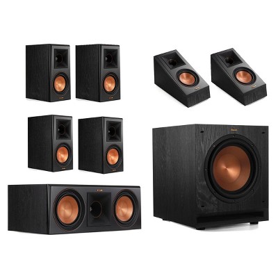 Klipsch RP-600M 5.1.2 Dolby Atmos Home Theater System (Ebony) image 1