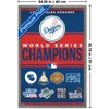 Trends International MLB Los Angeles Dodgers - Champions 24 Framed Wall Poster Prints - 3 of 4