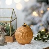 SEVOBAL D3.9" Party Decorations and Accessories Decorative  Set of 6 Glass Ball Ornaments Set for Holiday Tree Decor, Gold, 3.9"*3.9"*3.9" - 2 of 4