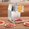 VEVOR Meat Cutter Machine, 850W Meat Slicer, 551 lb/h Commercial Meat Cutting Machine Stainless Steel, 5 mm Thickness, Detachable Blades, Silver - 2 of 4
