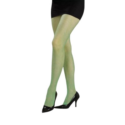 Forum Novelties 80's Neon Green Adult Costume Fishnet Tights