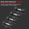 100lbs PVC Hex Dumbbell Weight Set, Exercise & Fitness Dumbbells,Multiple Sizes (5+10+15+20LB) x2 - 4 of 4