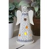 Blue Rose Polish Pottery L034 Manufaktura Small Angel Luminary - 4 of 4