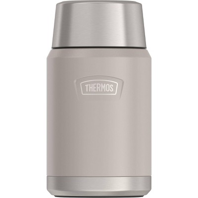 Thermos 24 oz. Granite Black Stainless Steel Food Jar with Spoon