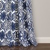 2pk 52"x95" Light Filtering Marvel Curtain Panels Navy - Lush Décor: Geometric Modern Drapes, 95 Inch Length - image 3 of 4