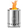 ZAFRO Tabletop Fire Pit 5.5" with Stand, Smokeless Firepit Outdoor, 304 Stainless Steel Small Table Top Stove Fueled by Pellets Or Wood - 2 of 4