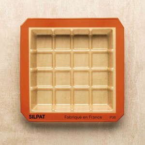 Silpat #1 Non-Stick Mold, Handcrafted in France Since 1965, Trusted by Chefs, Certified Food Safe (Square Tablette) - 1 of 4