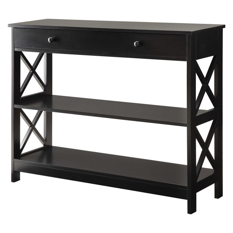 Breighton Home Xavier Console Table with Open Shelves and Drawer, 1 of 6