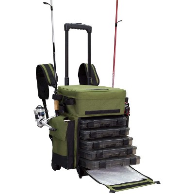 fishing tackle box with tackle