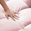 Streamdale Versatile Foldable Sofa Bed with USB and Ashtray (Pink) - 3 of 4