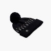 Turtle Fur Kids Noah Pom Beanie - Boy's Warm Knit Winter Cold Weather Hat, Black - 2 of 4