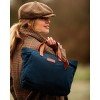 THE DUST COMPANY Leather Tote In Waxed Cotton Made in USA - 2 of 4