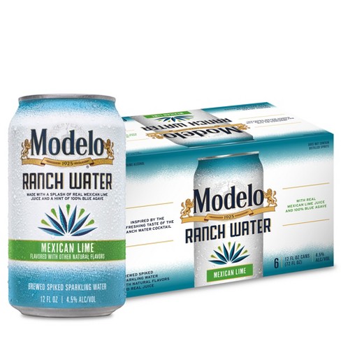 Modelo Ranch Water Spiked Sparkling Water - 6pk/12 Fl Oz Cans : Target