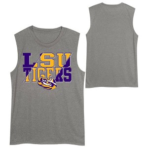 NCAA LSU Tigers Girls' Poly Tank Top - 1 of 3