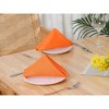 Unique Bargains Wedding Restaurant Cocktail Party Polyester Napkins 18 x 18 Inches 6 Pcs - 2 of 4