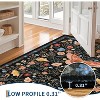 Butterfly Washable Rug - Non-Slip Floral Carpet, Soft Non-Shedding Low Pile Floor Mat for Nursery Dining Room - 3 of 4