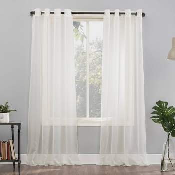 Emily Sheer Voile Grommet Top Curtain Panel - No. 918