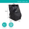 Belle Backpack Car Seat Travel Bag, Black - 3 of 4