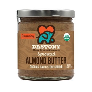 Dastony Organic Crunchy Sprouted Almond Butter - 1 of 4