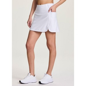 RBX Active Women's Body Skimming Buttery Soft Quick Drying Tennis/Golf/Running Skirt with Built-In Shorts, Pockets - 1 of 4