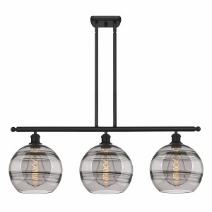 Innovations Lighting Rochester 3 - Light Island Pendant Light in  Matte Black - 1 of 1