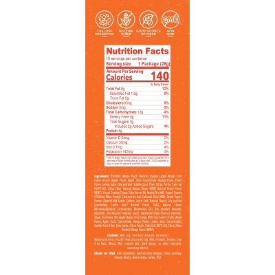 Nature's Garden Snacks Probiotic Mango Peach Yoggies Trail Mix - 9.9oz