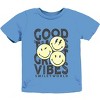 The Juniper Shop SmileyWorld Good Times Great Vibes  Youth Short Sleeve Tee - 3 of 4