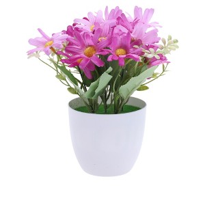 Unique Bargains Artificial Plants Cosmos Plastic 3.74"x3.74"x7.87" 1 Pc - 1 of 4