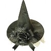 Halloween Express 18 in Women's Witch Hat with Flower - 4 of 4
