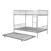 NicBex Full Over Full Bunk Bed with Safety Guardrail and Trundle,Loft Bed with Ladder and Converts to 2 Beds,Noise Reduced Bunk Beds for Bedroom - 2 of 4