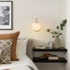 LLHZSY 1-Light Wall Sconce with Global Glass Shade- Brass - 4 of 4
