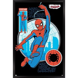 Trends International Marvel Your Friendly Neighborhood Spider-Man - Wall Crawler Framed Wall Poster Prints - 1 of 4