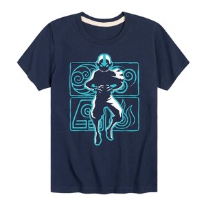 Boys' - Avatar: The Last Airbender - Aang Airbending Short Sleeve Graphic T-Shirt - 1 of 4