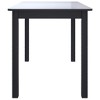 Clihome Compact 4-Person Dining Table,Solid Rubber Wood Table for Cozy Meals and Apartments - 4 of 4